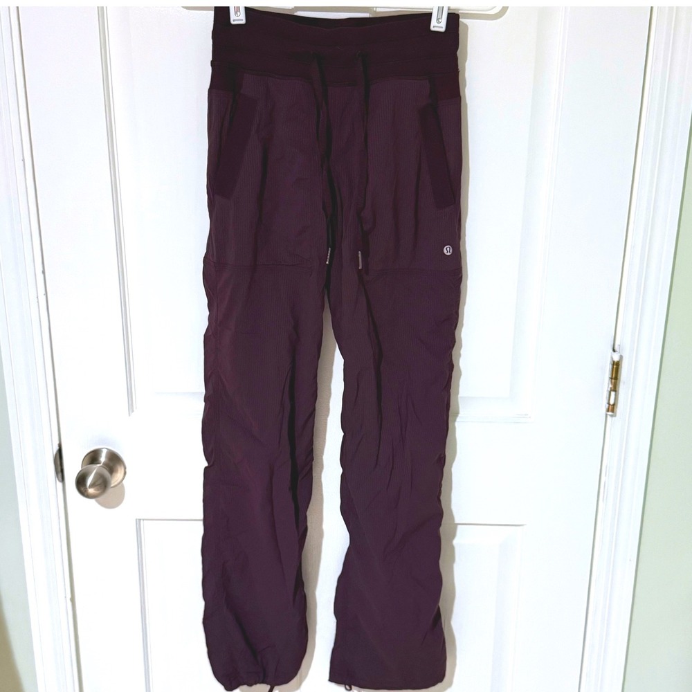 Lululemon Studio Pant III Regular Dark Purple Plum W5J91S Size 2